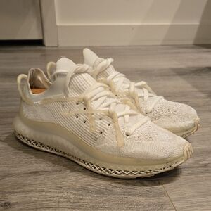 Adidas 4D Fusio Stylish White Knit Sneakers
